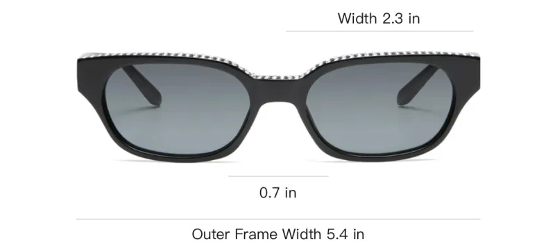 Linda Farrow Acetate Rectangular Sunglasses Women's Black-3