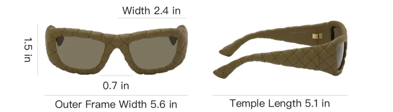 Bottega Veneta Panthos Frame Sunglasses-3
