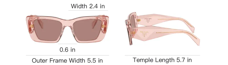 PRADA Butterfly Frame Sunglasses-3