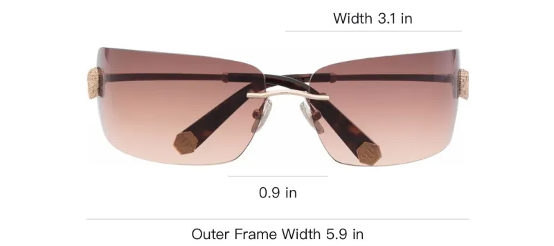 PHILIPP PLEIN Irresistible Rimless Sunglasses-2