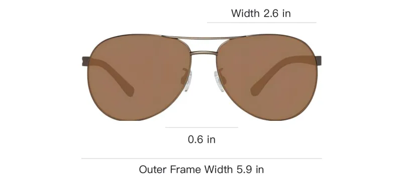 Timberland Metal Polycarbonate Aviator Sunglasses Men's Silver-3