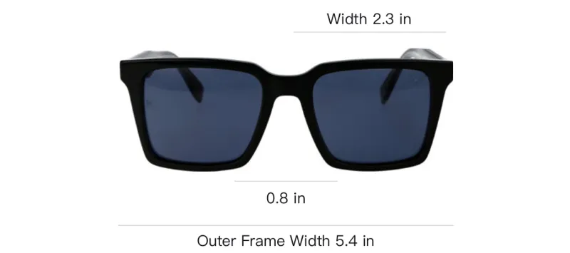 Tommy Hilfiger Rectangular Sunglasses Men's Black-4