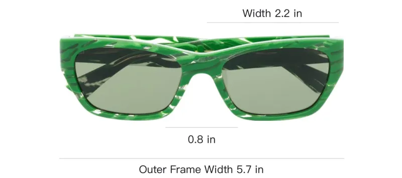 Bottega Veneta Sunglasses Unisex Green-2