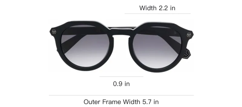 PHILIPP PLEIN Globetrotter Round Sunglasses-2