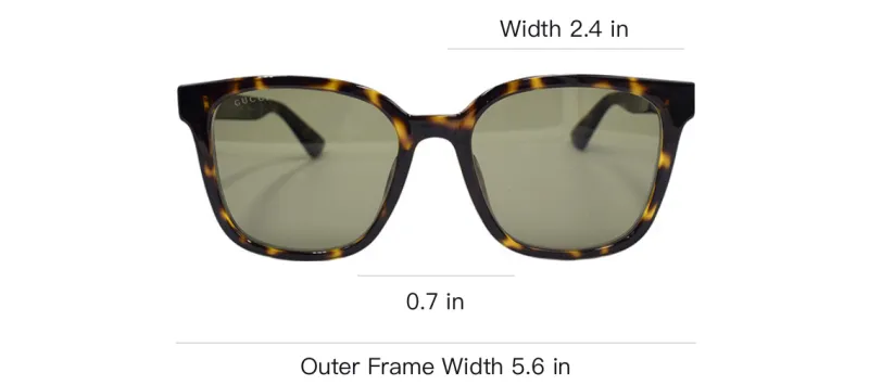 GUCCI Eyewear Squared Frame Sunglasses-5