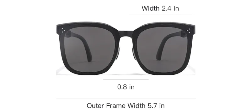 Sagawa Square Sunglasses Unisex-4