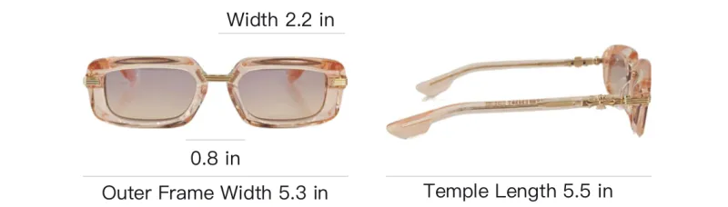 Chrome Hearts Acetate Irregular Shape Sunglasses Women's Brown-5