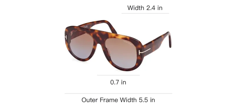 TOM FORD Cecil D Frame Sunglasses-1