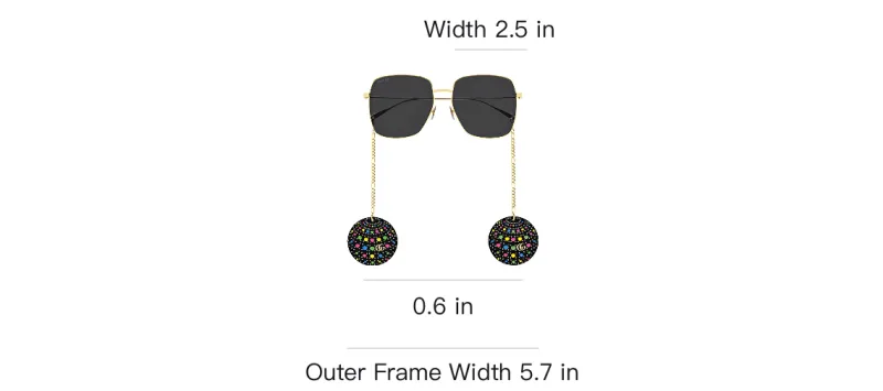 GUCCI Square Frame Sunglasses-2