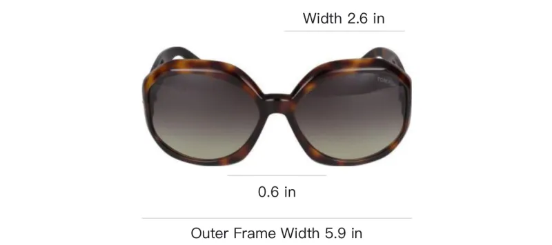 TOM FORD Georgia Round Frame Sunglasses-1