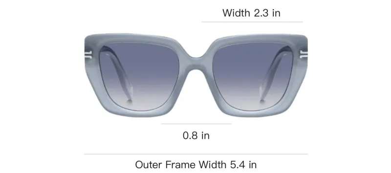 MARC JACOBS Square Frame Sunglasses-3