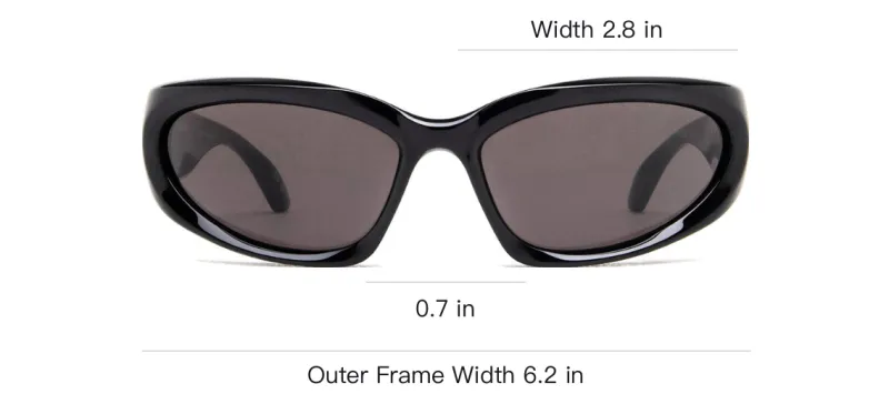 Balenciaga Swift Oval Sunglasses-5