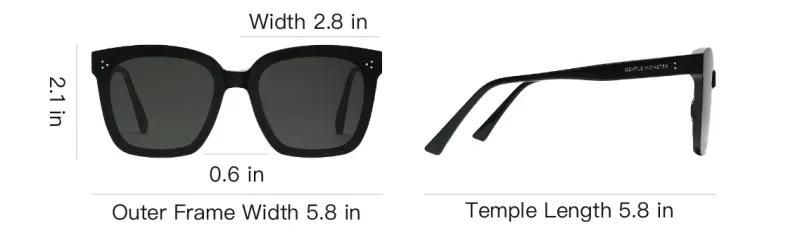 GENTLE MONSTER Butterfly Sunglasses Unisex Black-5