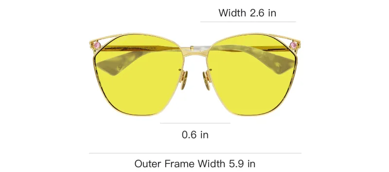 GUCCI Round Frame Sunglasses-2