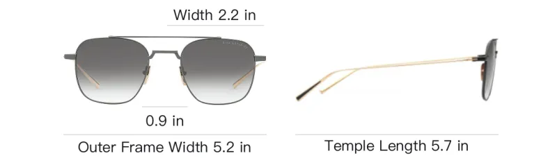 DITA Square-Frame Sunglasses-3