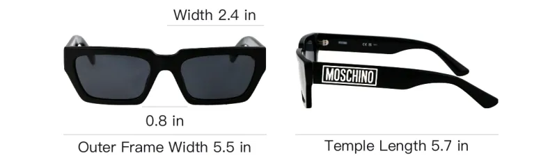 MOSCHINO Cat eye Frame Sunglasses-4