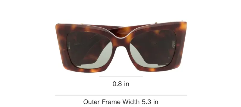 SAINT LAURENT Eyewear Sl M119 Oversized Cat eye Sunglasses-2