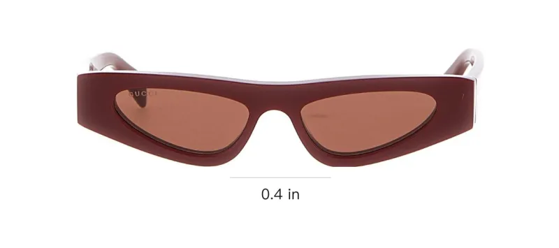 GUCCI Cat Eye Frame Sunglasses-3