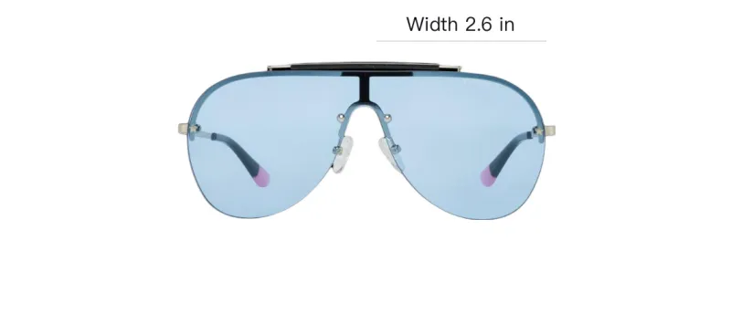 Victoria's Secret Irregular Shape Sunglasses Women's Gold-4