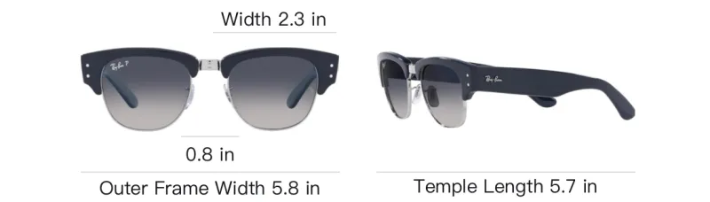 RayBan Browline Frame Sunglasses-3