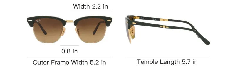 RayBan Plastic Round Sunglasses Unisex Green-3