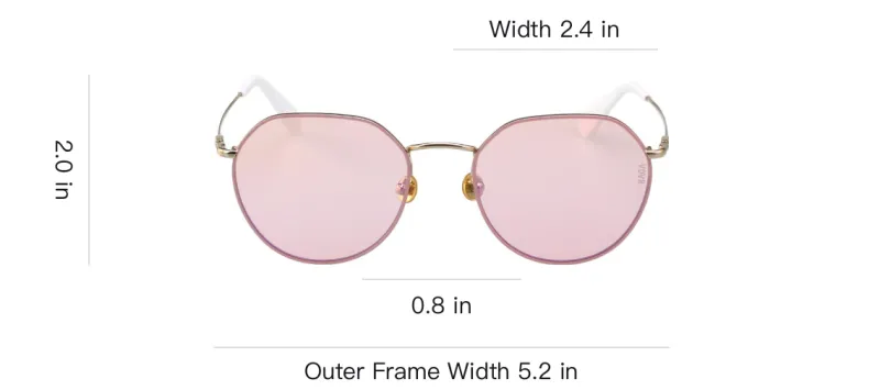 VEDI VERO Oval Sunglasses Unisex Silver-4