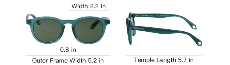 GIORGIO ARMANI Round Frame Sunglasses-4