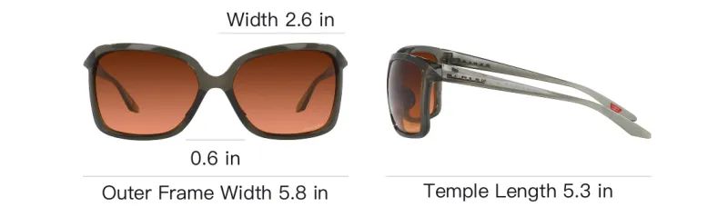 Oakley Plastic Irregular Shape Sunglasses Women's Gray-5