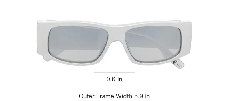 Balenciaga Eyewear Rectangular Frame Sunglasses-2