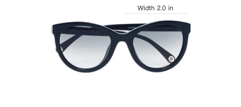 CHANEL 2000s Cat eye Sunglasses-3