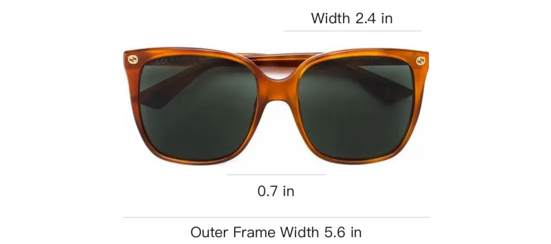 GUCCI Sunglasses Unisex Brown-2