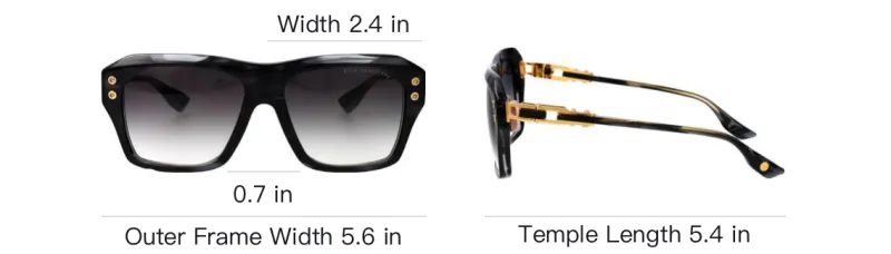 DITA Square frame Sunglasses-4