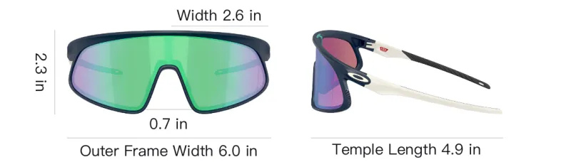 Oakley Plastic Irregular Shape Sunglasses Unisex Black-2