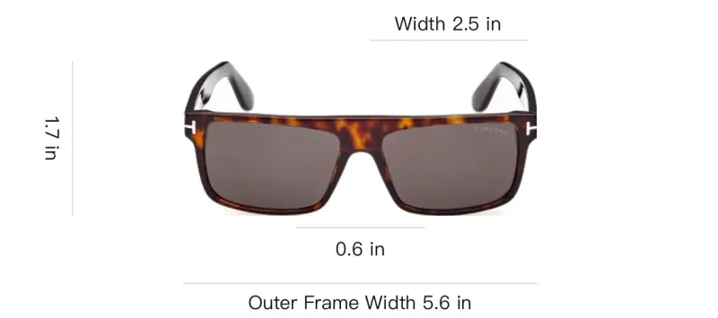 TOM FORD Eyewear Square frame Tortoiseshell Sunglasses-2