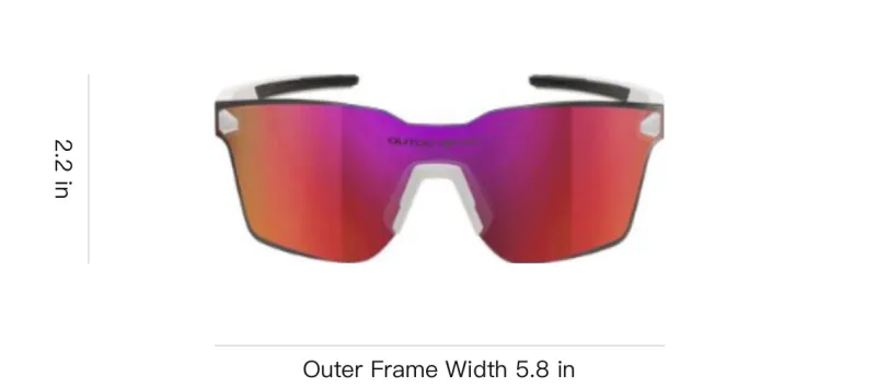 OUTDO Irregular Shape Sunglasses Unisex Multicolor-3