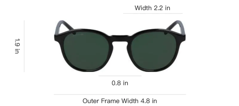 LACOSTE Round Frame Sunglasses-2