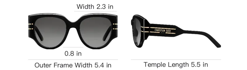 DIOR Eyewear DIORSignature R2I Round Frame Sunglasses-3