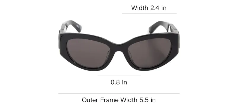 Balenciaga Bossy Round Frame Sunglasses-1