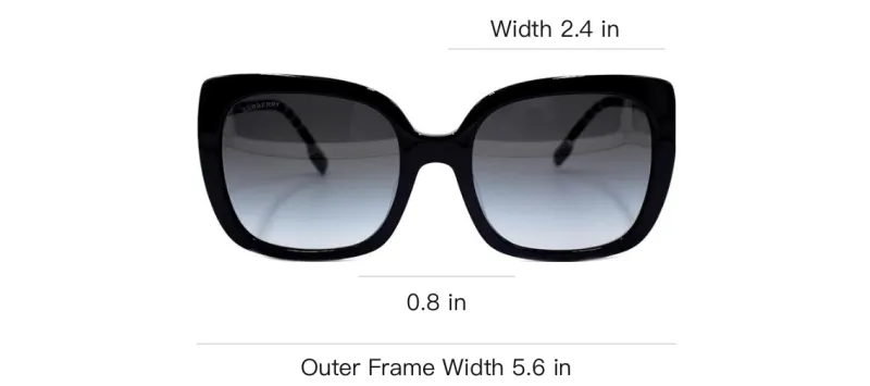 Burberry Sunglasses Women's Black-3