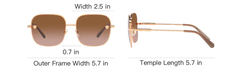 VERSACE Medusa stud Sunglasses-5