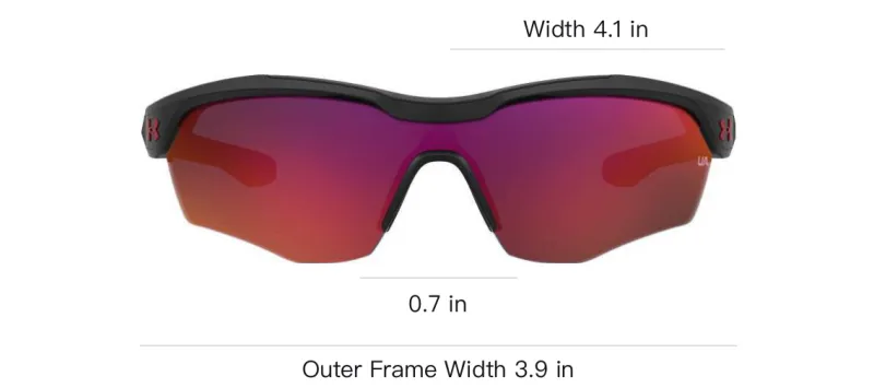 Under Armour Resin Irregular Shape Sunglasses Kids' Black-3