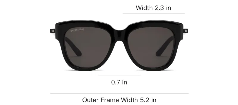 Balenciaga Square Sunglasses-4