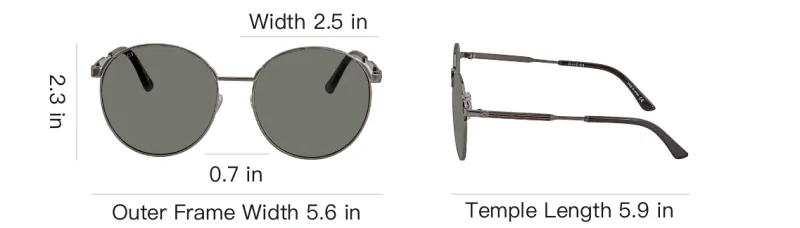 GUCCI Sunglasses Women's Gray-3