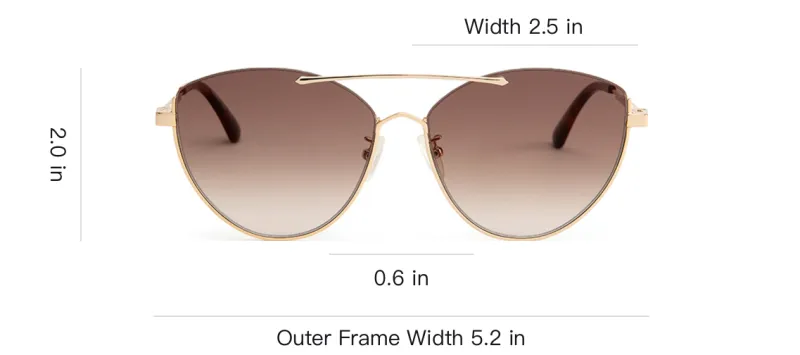 McQ Alexander McQueen Sunglasses Women's Gradient Brown-2