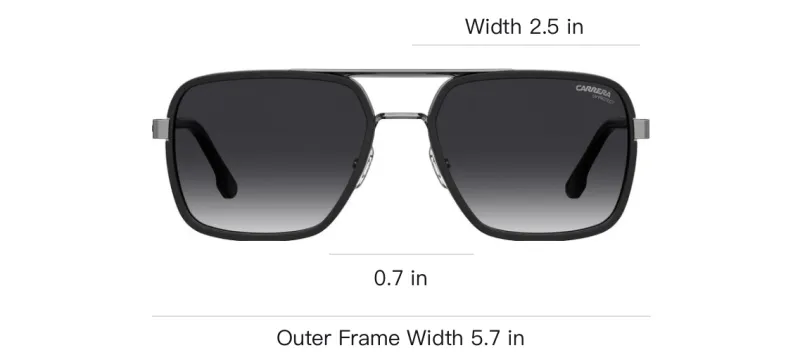 CARRERA Square Frame Sunglasses-2