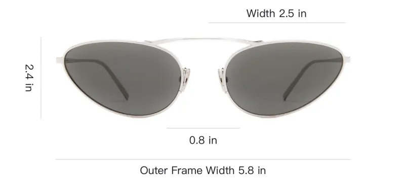 SAINT LAURENT Eyewear Cat eye Tinted Sunglasses-2