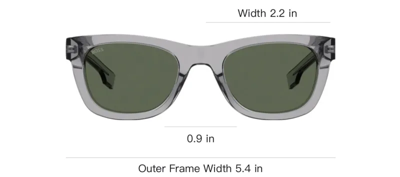 Boss HUGO BOSS Square Frame Sunglasses-3