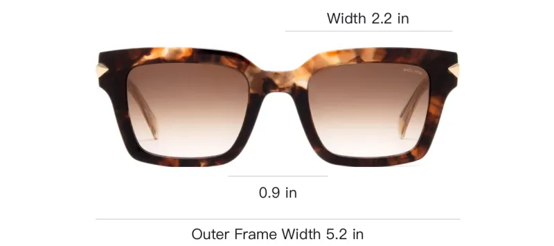 Police Sunglasses Women's Light Havana-2
