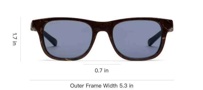 GUCCI Metal Square Sunglasses Men's Brown-3