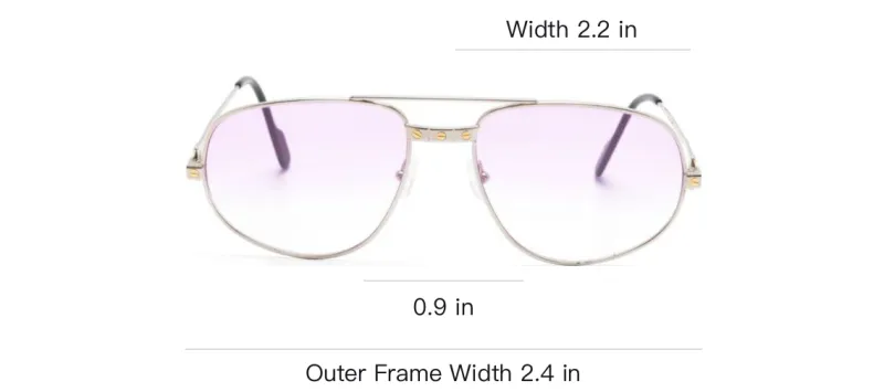 CARTIER Romance Santos Pilot-frame Sunglasses-3